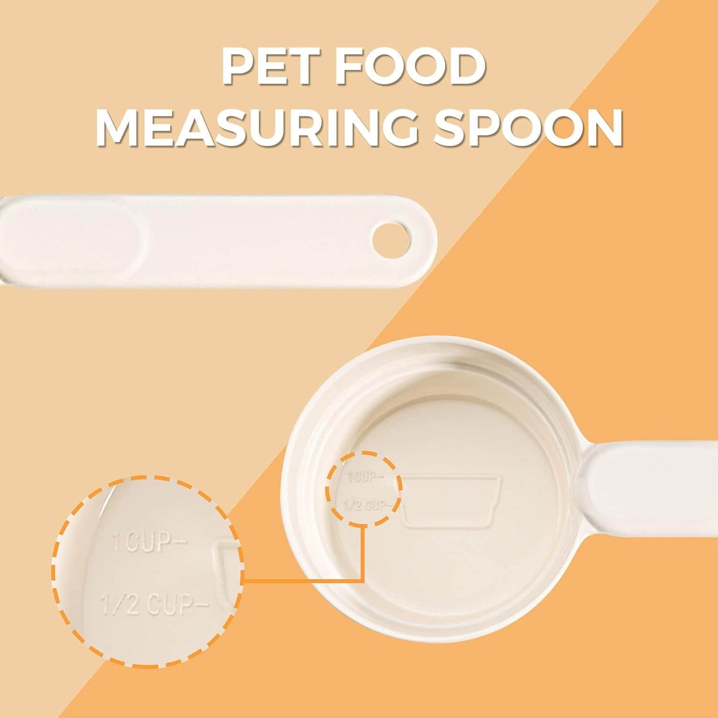 Melamine Pet Food Measuring Scoop