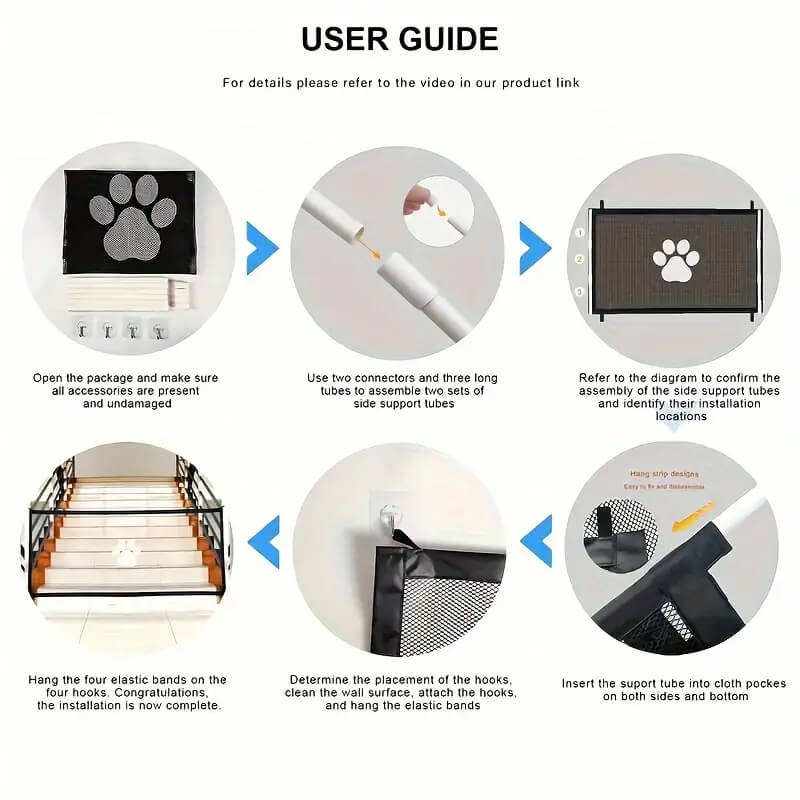 Secure Portable Pet Safety Gate