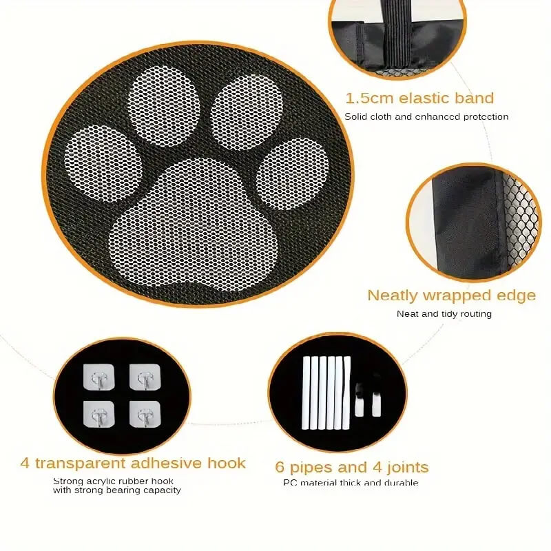 Secure Portable Pet Safety Gate