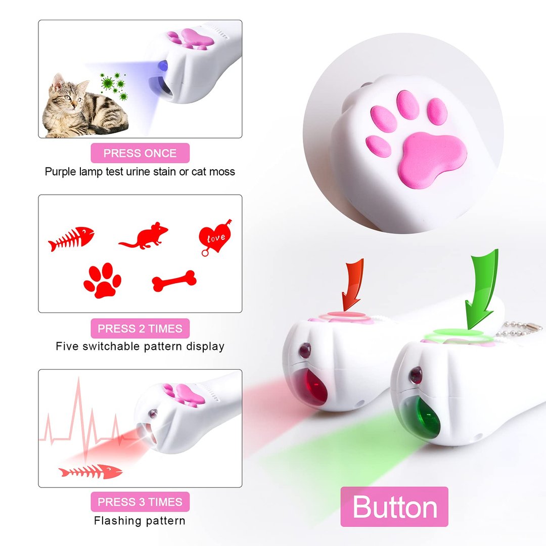 Safe LED Laser Pointer Pet Toy